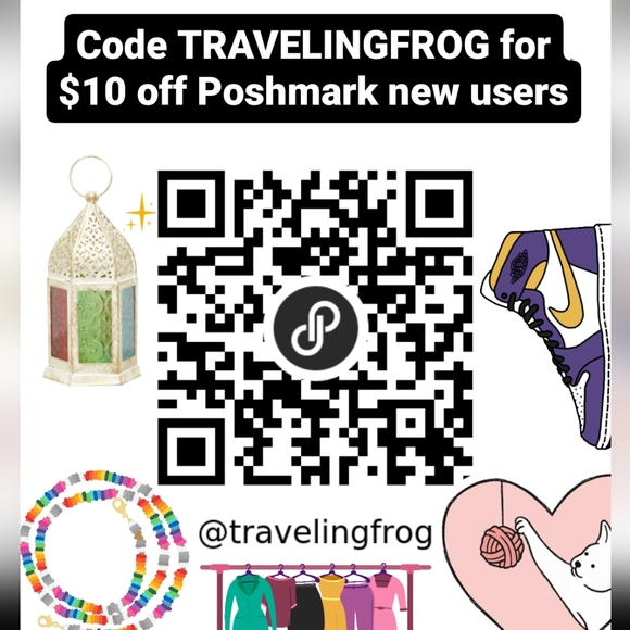$10 off TRAVELINGFROG is the code at checkout new users - Picture 2 of 2